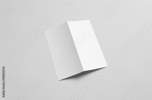 DL Bi-Fold / Half-Fold Brochure Mock-Up