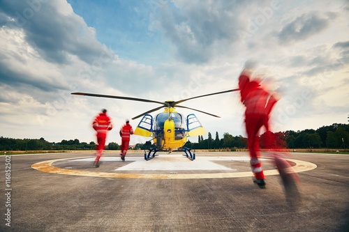 Tablou canvas Air rescue service