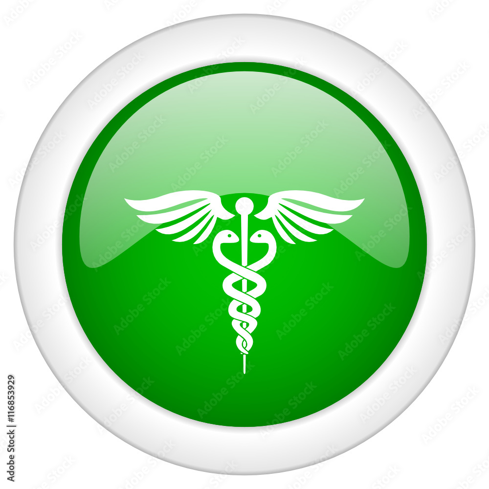 Green glossy web emergency vector icon Green glossy web emergency vector icon