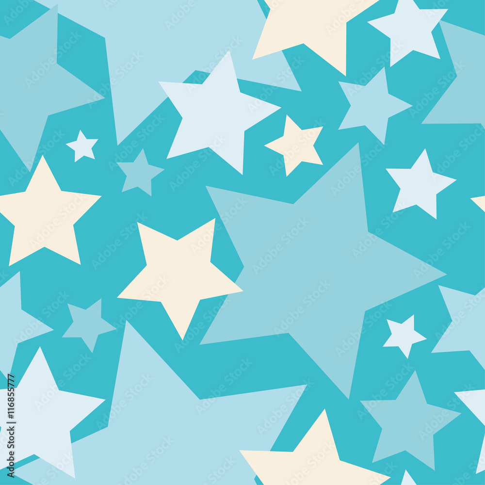 Seamless vector background with decorative stars. Print. Cloth design, wallpaper. Seamless vector background with decorative stars. Print. Cloth design, wallpaper.