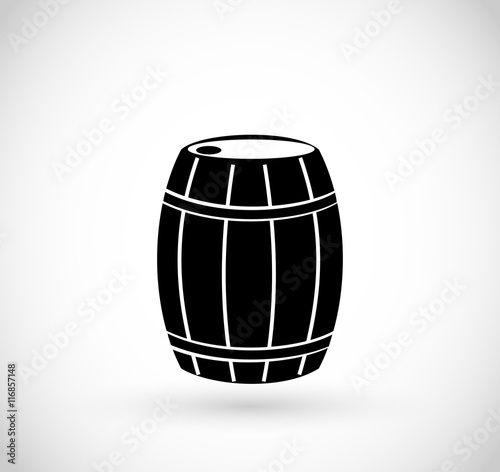 Barrel icon vector