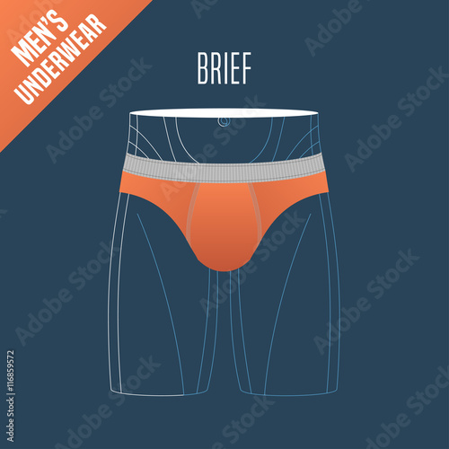 Men's underwear vector illustration