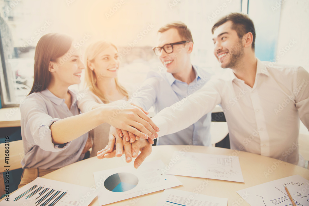 Modern young business people Modern young business people