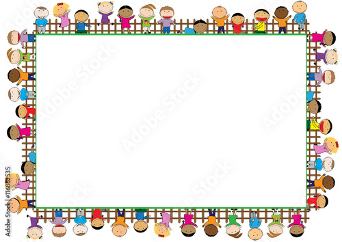 Colored frame for children