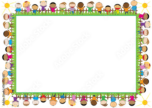 Colored frame for children