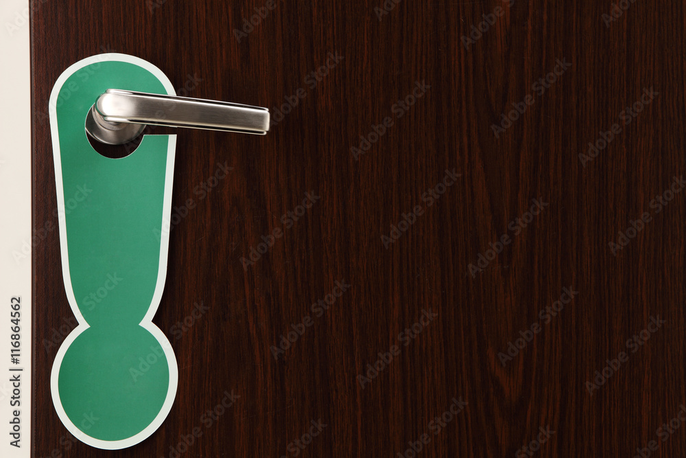 Obraz premium blank door sign