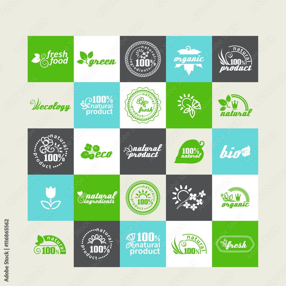 Elements for design - natural products and food. Elements for design - natural products and food.