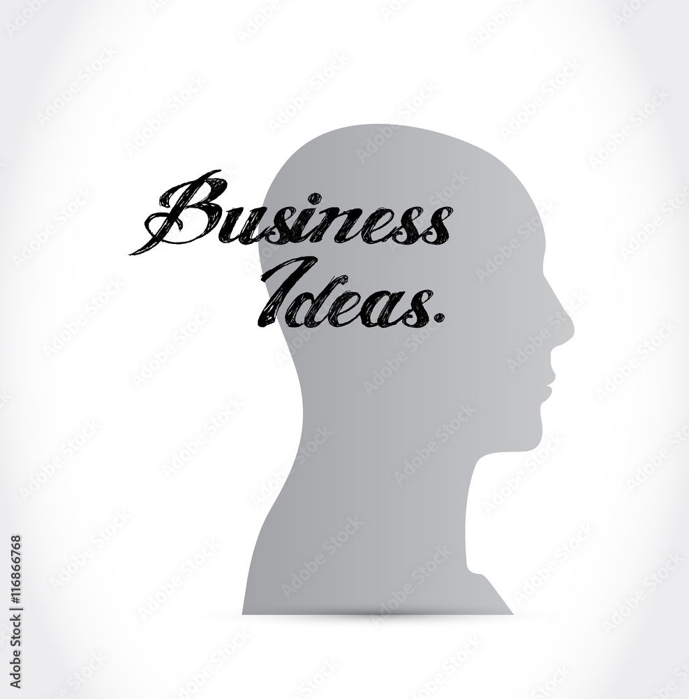 business ideas thinking brain sign concept business ideas thinking brain sign concept