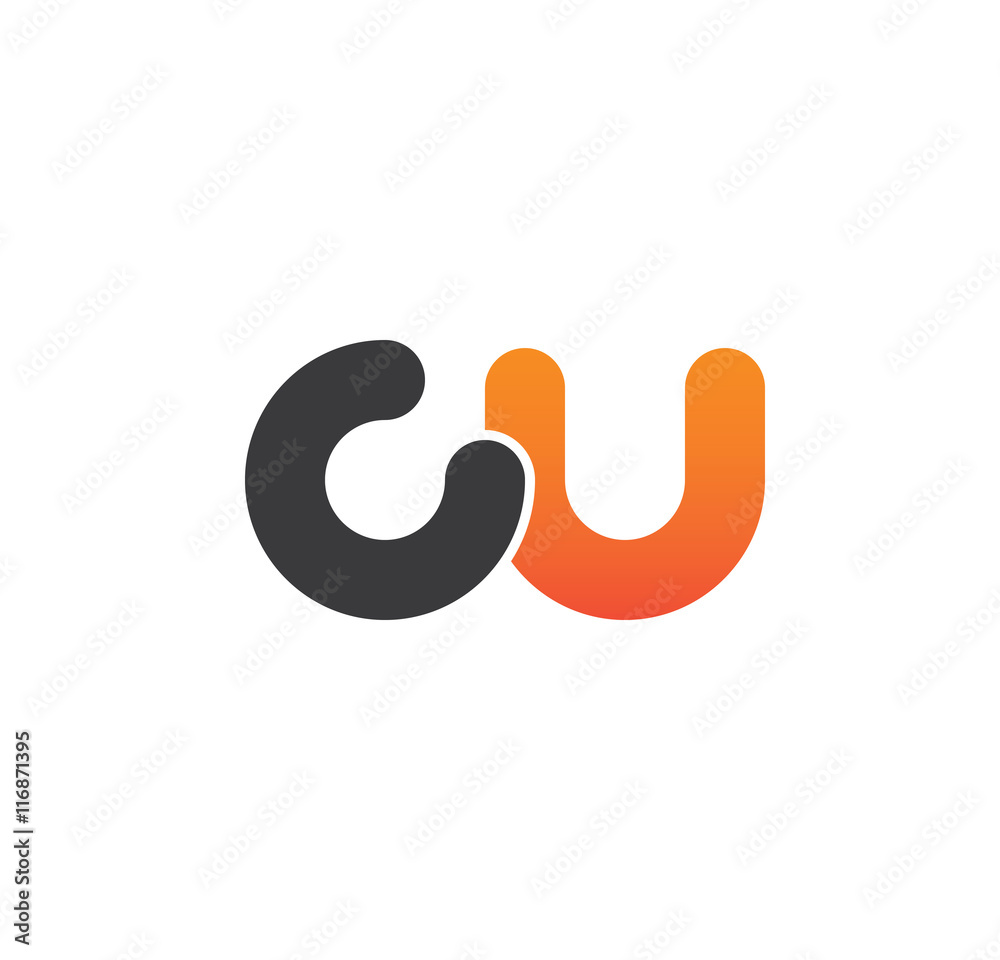 cu logo initial grey and orange cu logo initial grey and orange