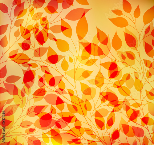 Bright autumn abstract background 