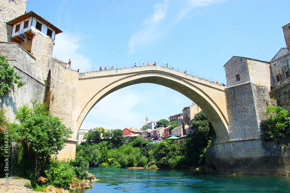Old bridge in Mostar, Bosnia and Herzegovina 