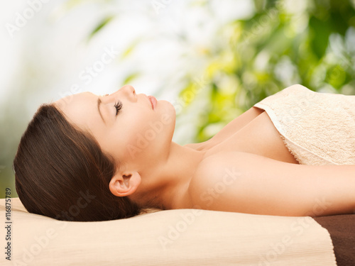 woman in spa