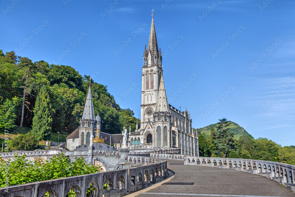 Rosary Basilica in Lourdes