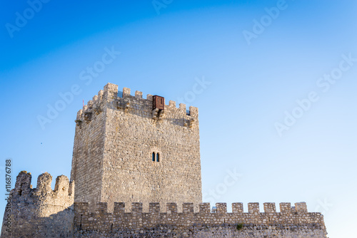 Castle of Tiedra, Route of the castles, Valladolid, Castilla y Leon, Spain
