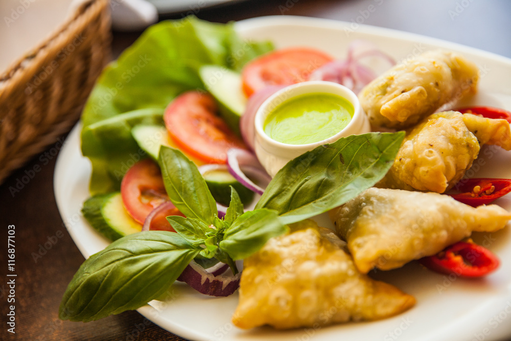 hot snack samosa hot snack samosa