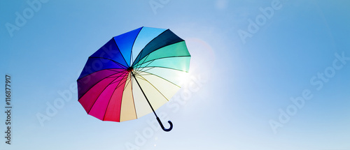 Sonnenschirm im Licht