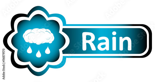 Double icon blue rain