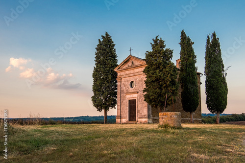 Fototapeta The Vitality chapel in Tuscany, Italy