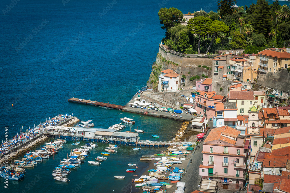 The charming Port of Marina Grande, Sorrento, Italy