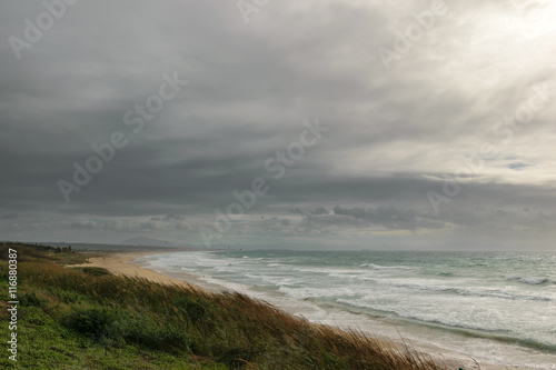 Stormy weather by the sea, Tarifa, Spain
