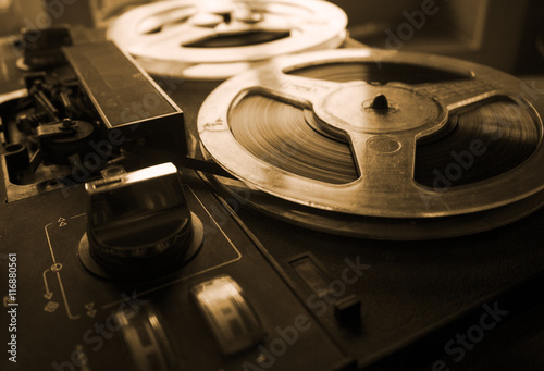 Old tape recorder
