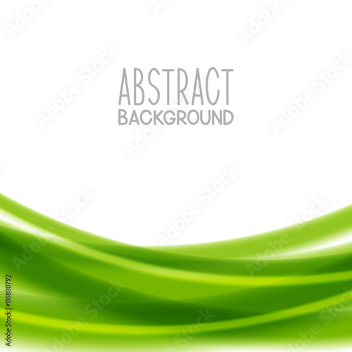 Abstract background with green elements 