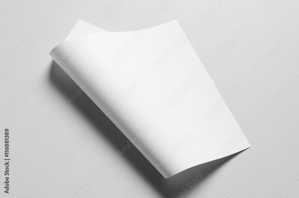 A3 Poster Mock-Up - Curved A3 Poster Mock-Up - Curved