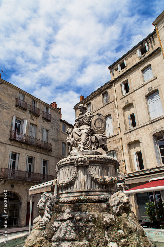 Fontaine Chabaneau in Montpellier, France