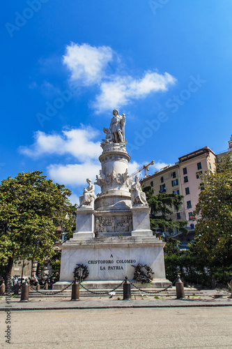 Christopher Columbus monument in Genoa