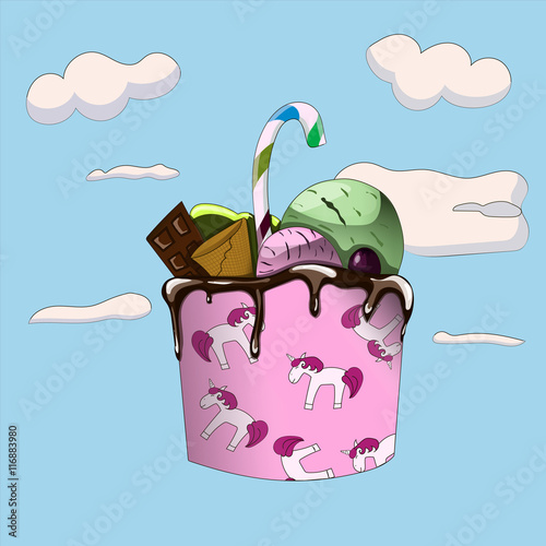 Backet of sweets