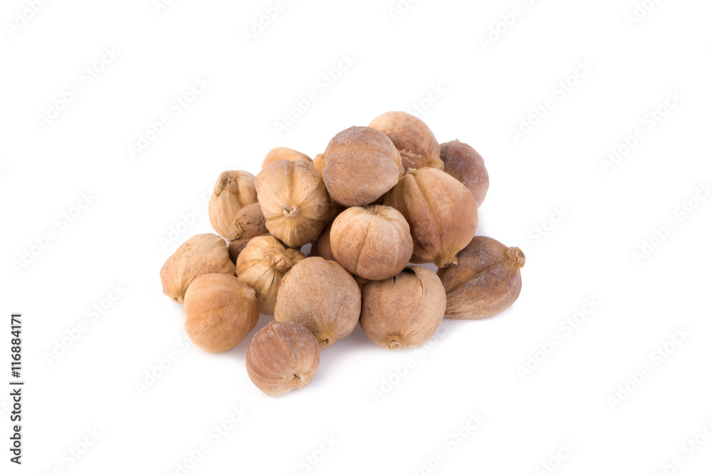 Cardamom isolated on white Cardamom isolated on white