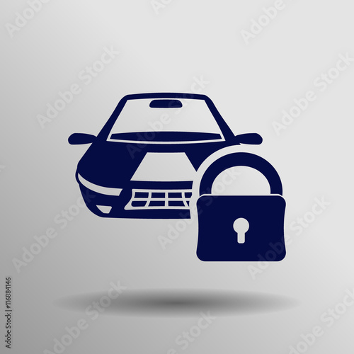 Car lock icon