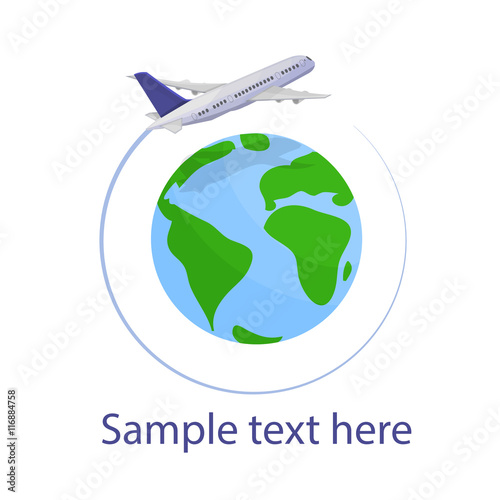 logo travel plane