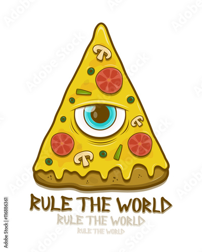 pizza with mason eye