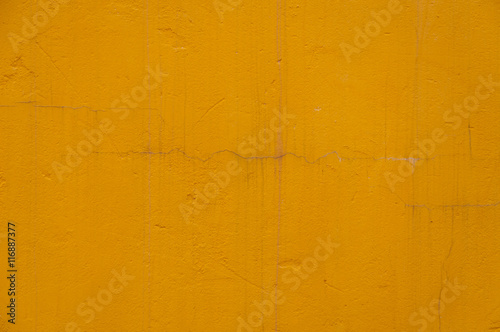 old Orange Cracked concrete wall Texture