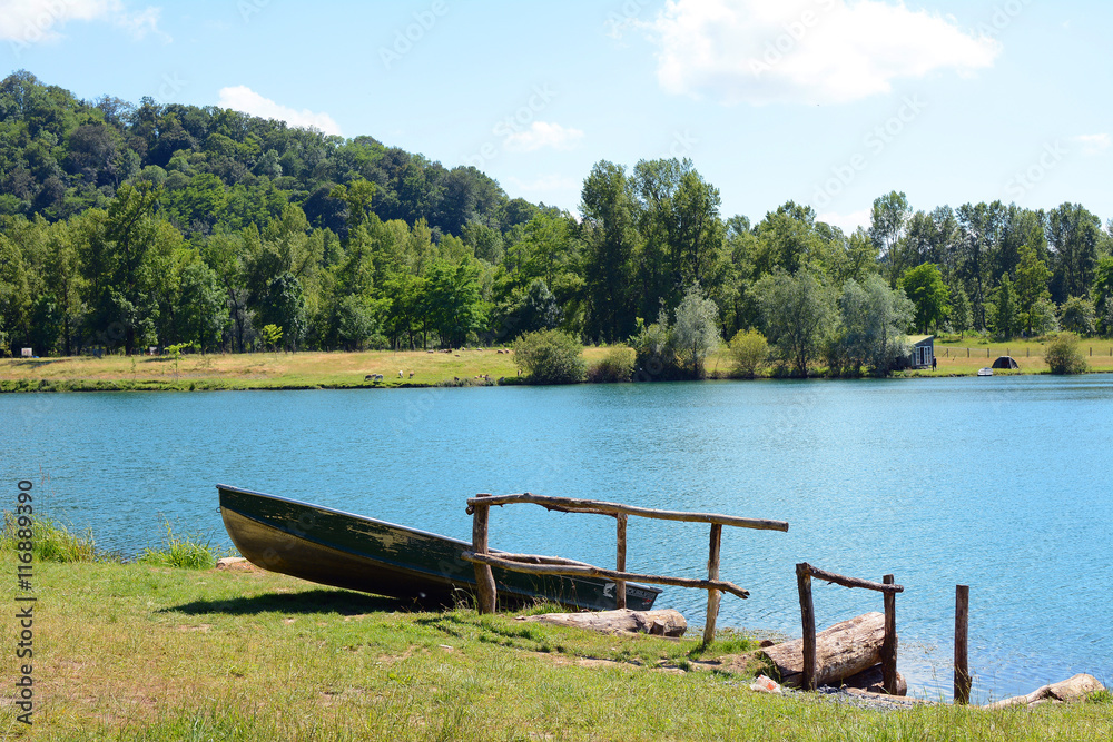 Lac de Laroin in the France