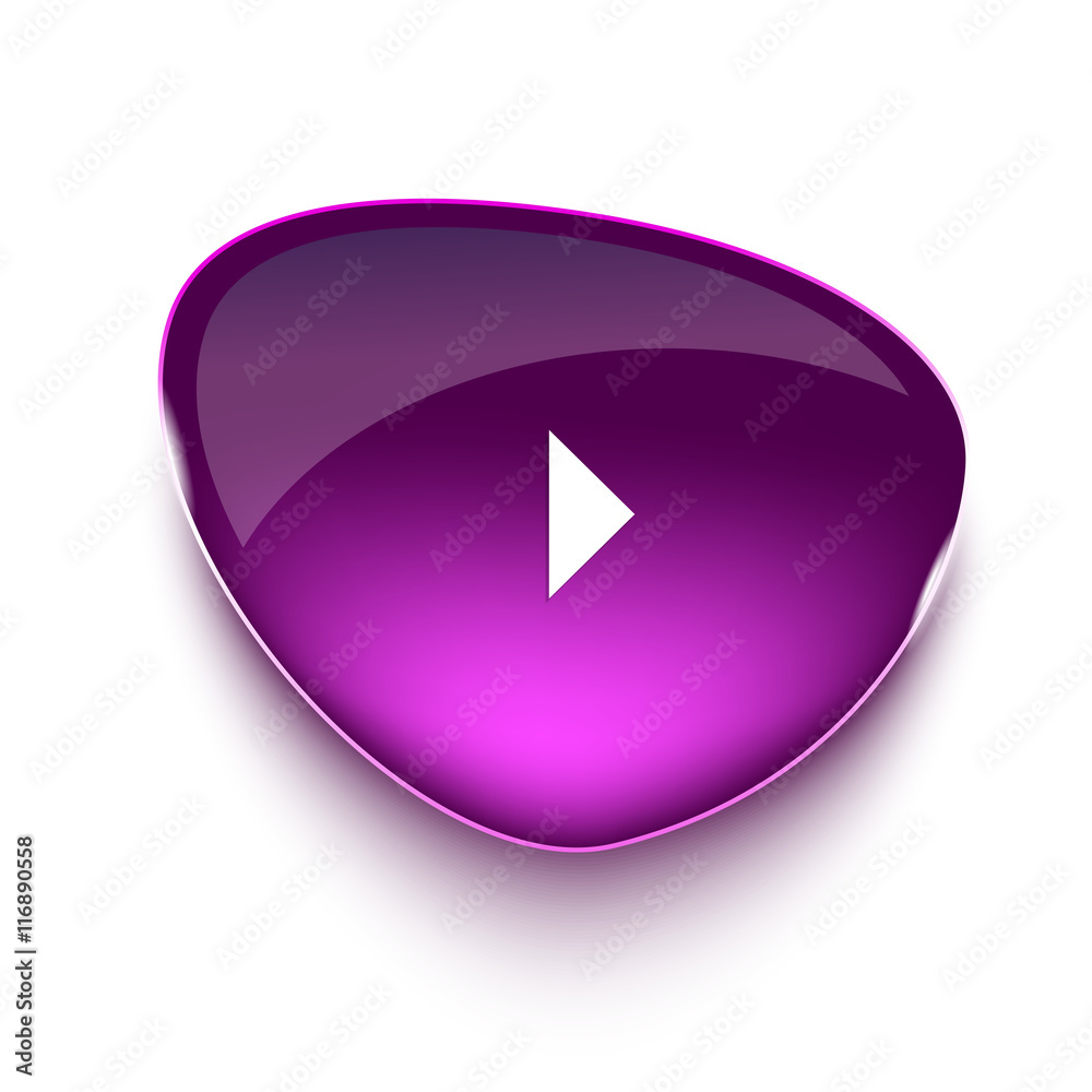 Realistic glass banner for web interface. Realistic glass banner for web interface.