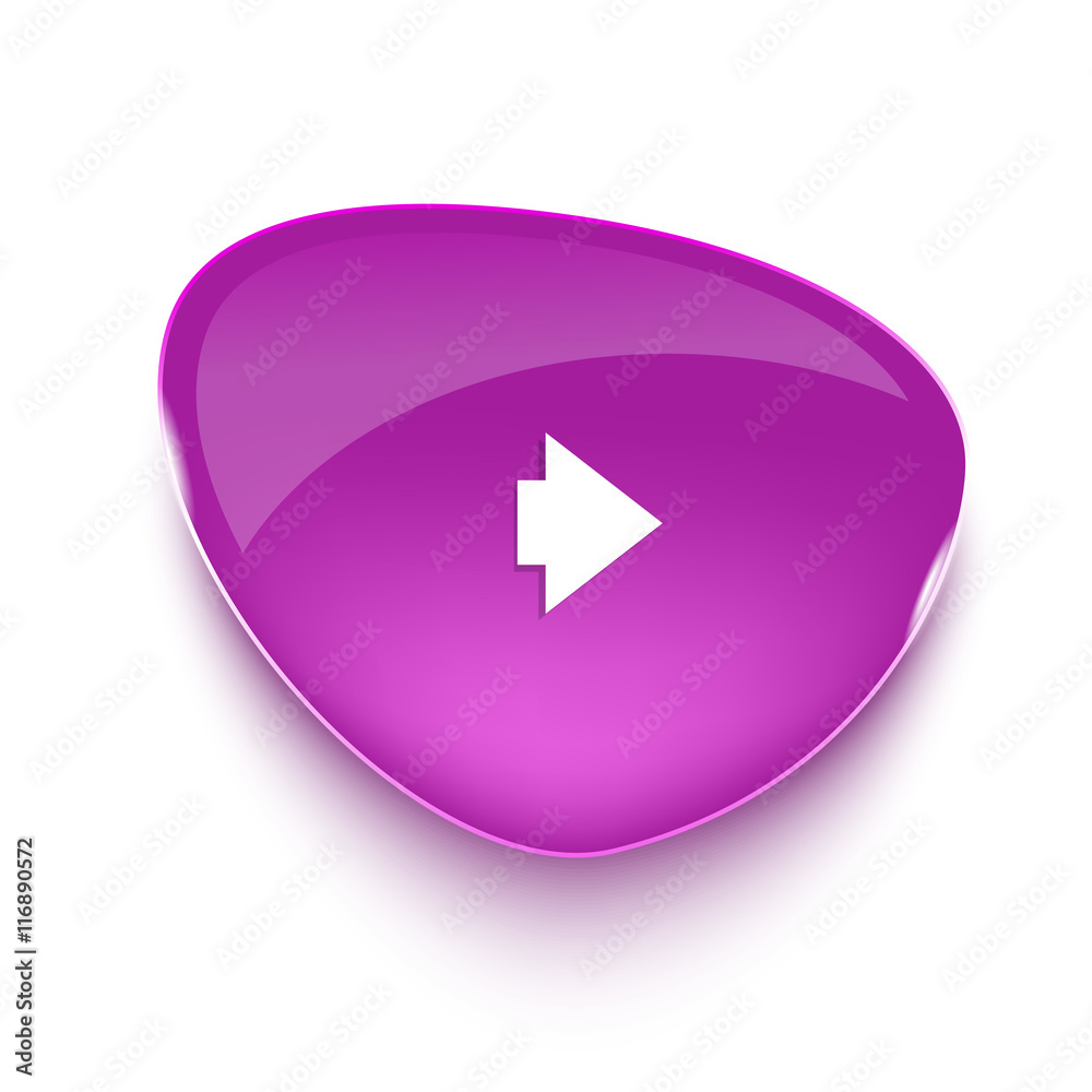 Realistic glass banner for web interface. Realistic glass banner for web interface.