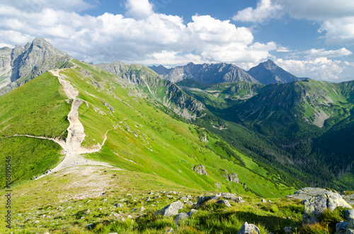 Trail in the Tatras Mountains