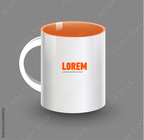 Template for advertising and corporate identity.