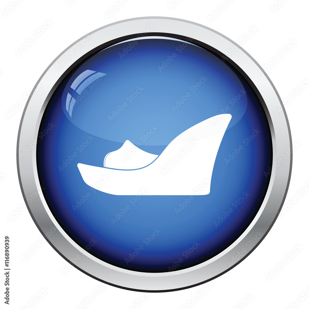 Platform shoe icon Platform shoe icon