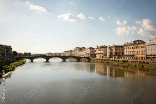 Arno river in Florence (Firenze), Tuscany, Italy © LarisaP
