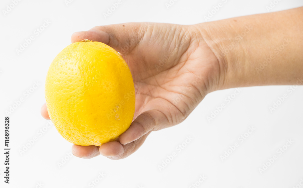 lemon in hand lemon in hand