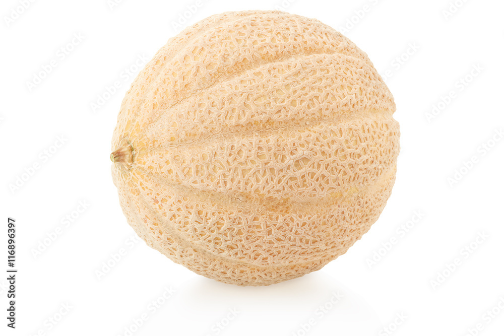 Cantaloupe melon isolated on white, clipping path Cantaloupe melon isolated on white, clipping path