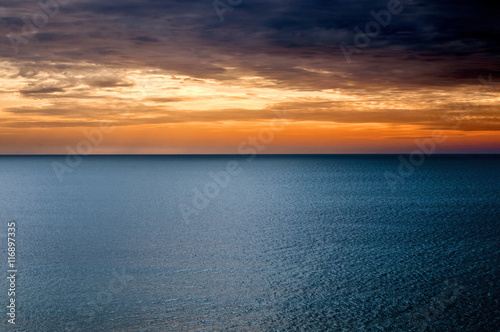 Puesta de sol en Andalucía, España