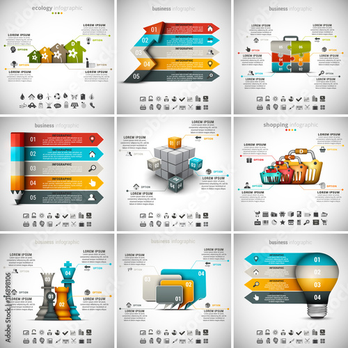9 in 1  Infographics Bundle