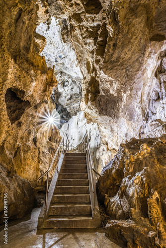 Details within Harmanec Cave in Kremnica Mountains, Slovakia