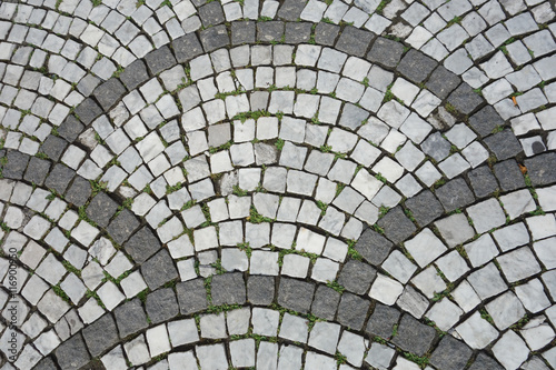 White stone floor background