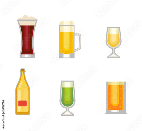 Beer vector cup