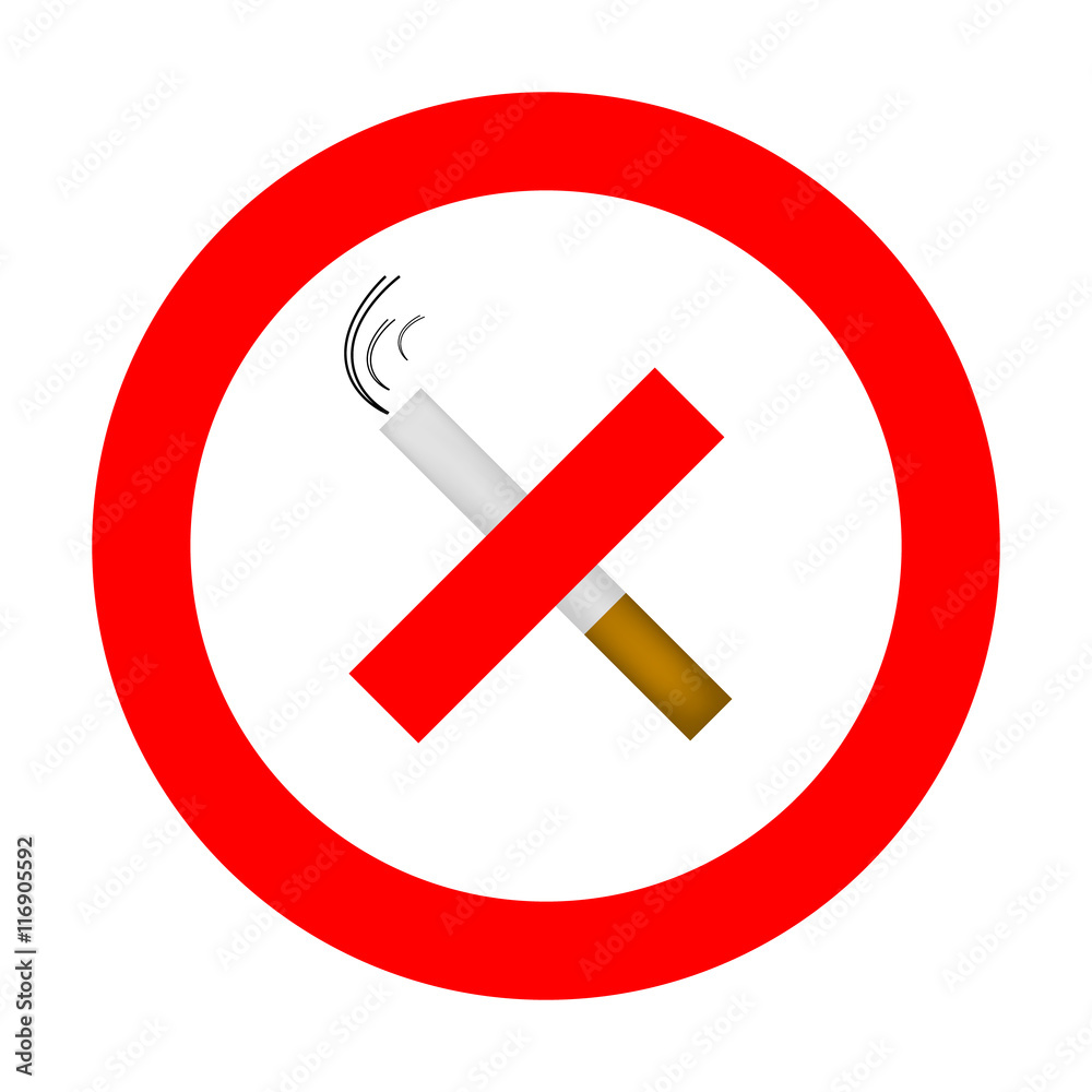 No smoking sign